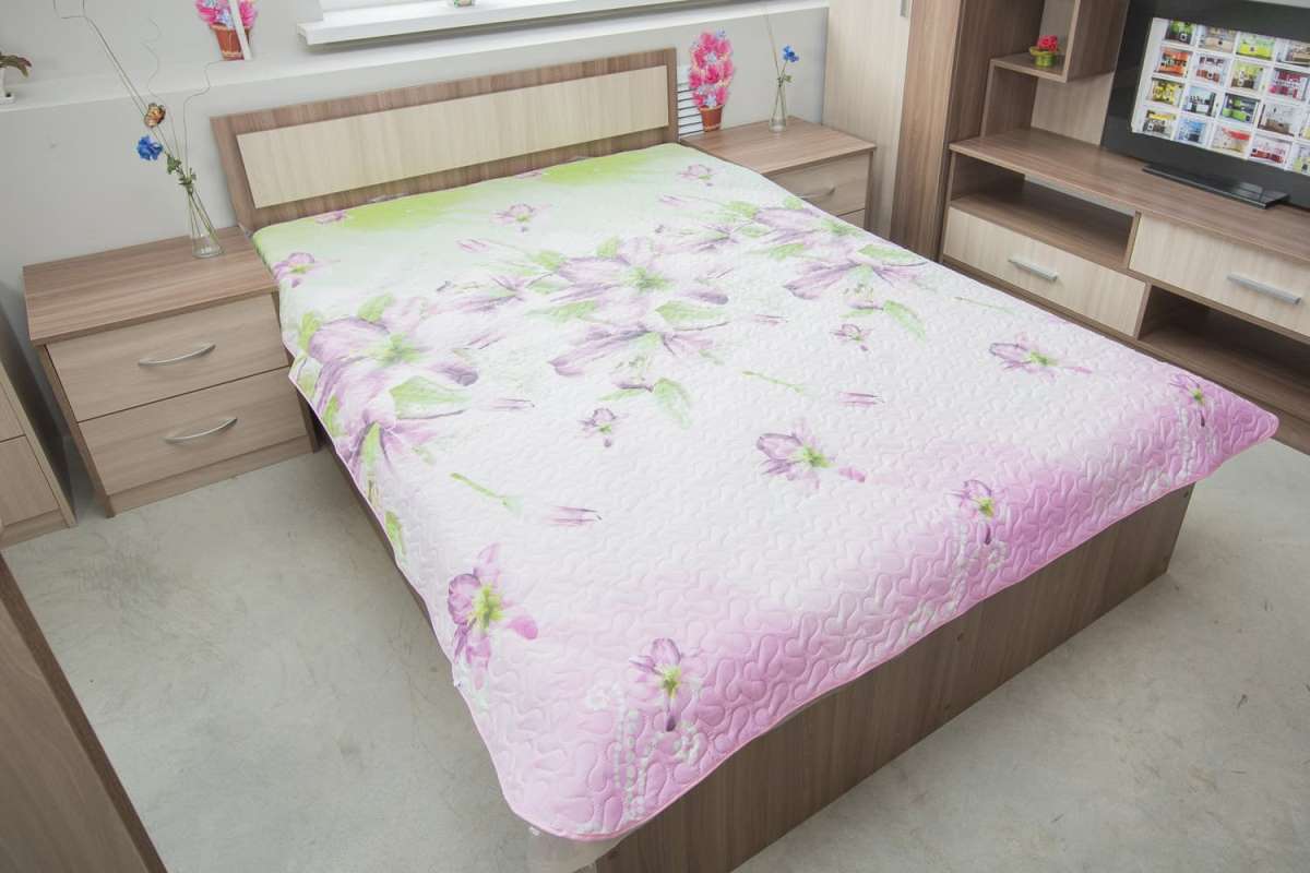 Кровать «Дуэт Люкс» 1600 в цвете Шимо темный/светлый