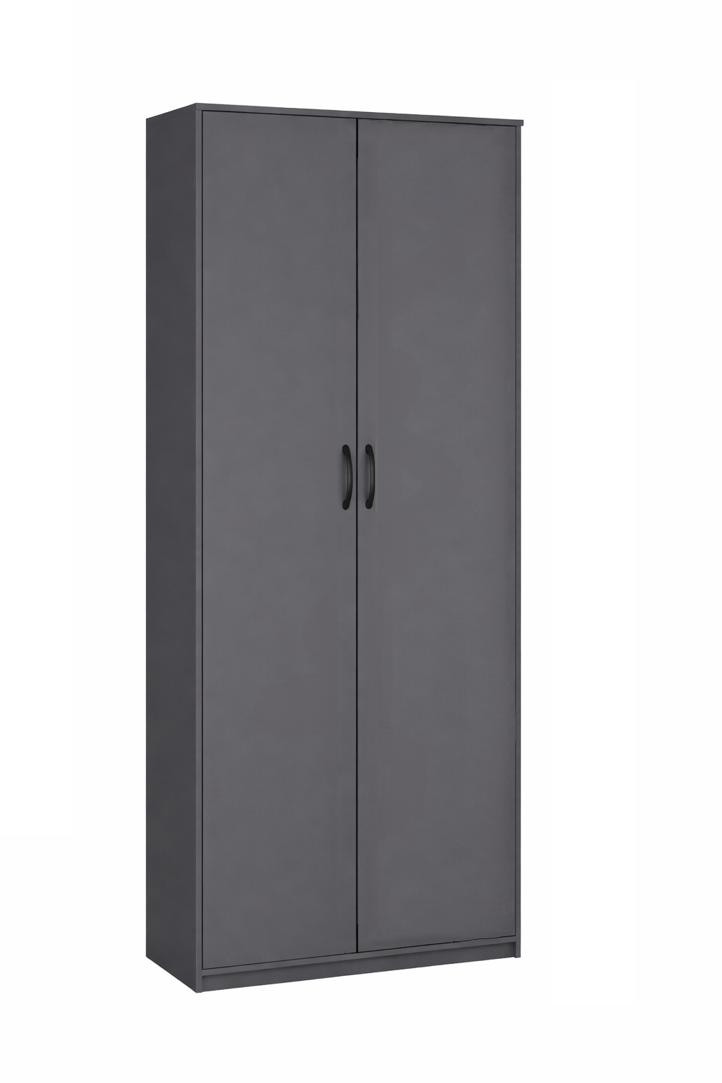 Шкаф 2-х створчатый "Дуэт Люкс" в цвете Графит