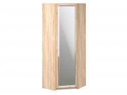 Шкаф угловой «Дуэт Люкс» с зеркалом в цвете Дуб Сонома
