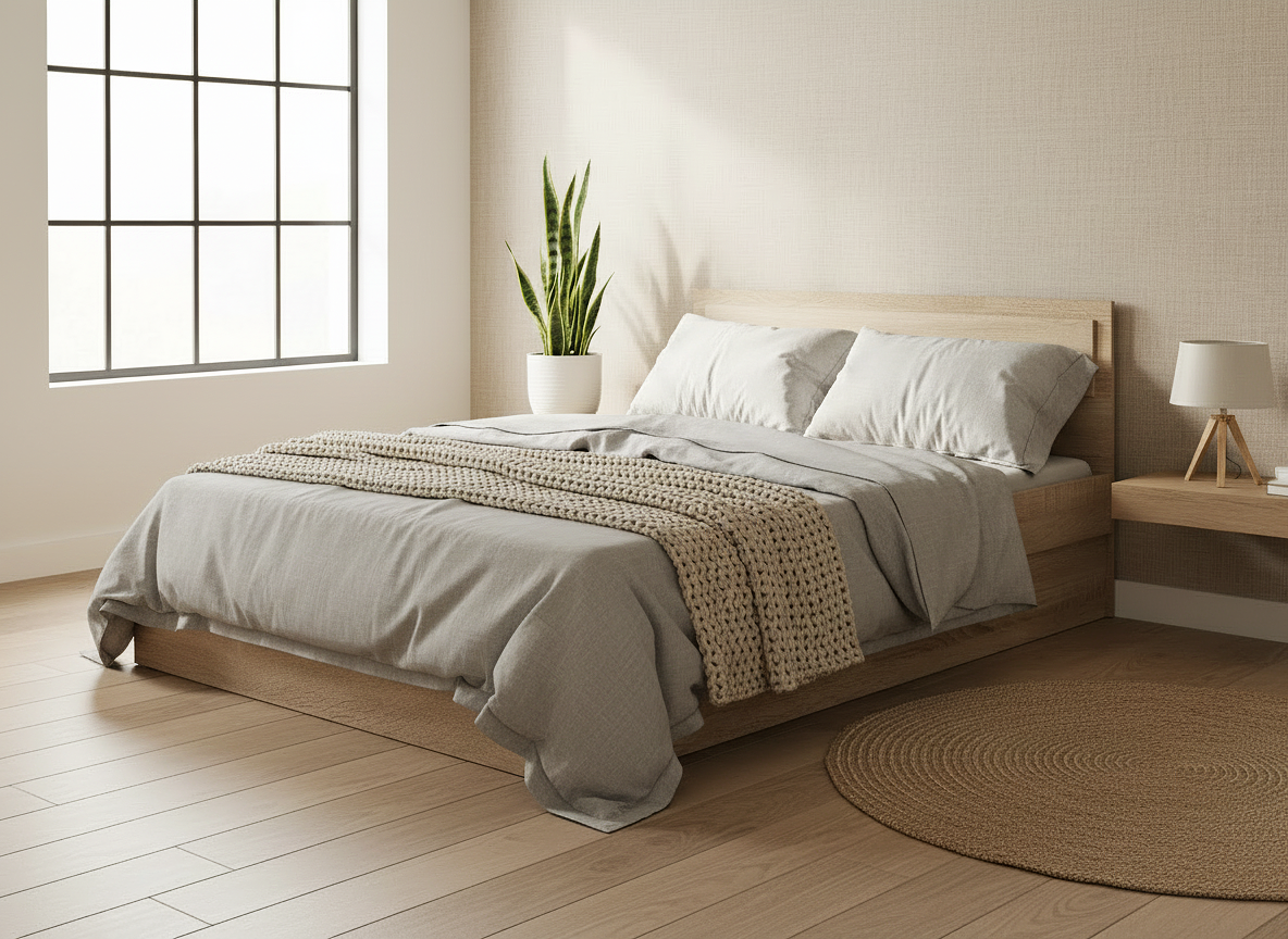 Кровать «Дуэт Люкс» в цвете Дуб Сонома 1600