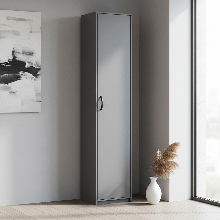 Пенал "Дуэт Люкс" в цвете графит