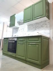 Кухонный гарнитур зеленый «Вегас» миррис - Фабрика ЭКО