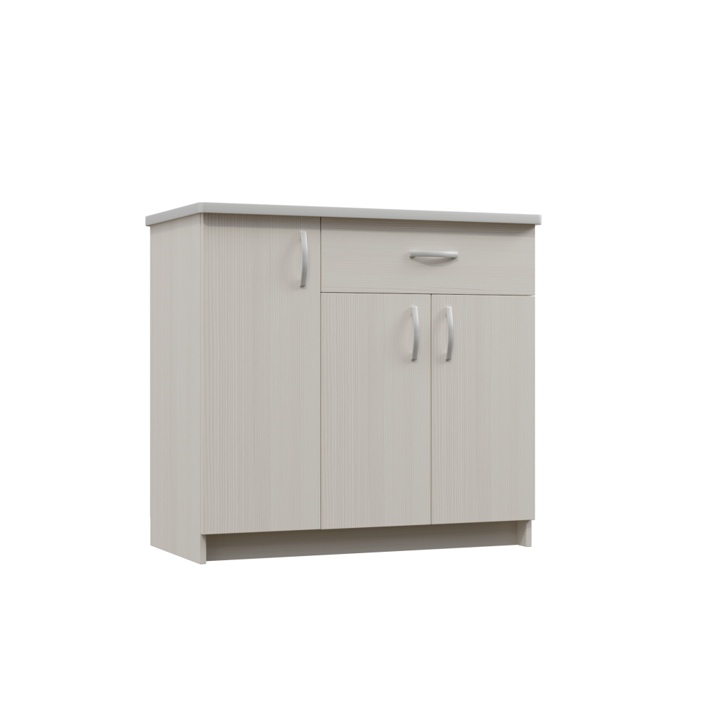 Комод трехстворчатый с одним ящиком София в цвете Бодега светлая купить в Перми