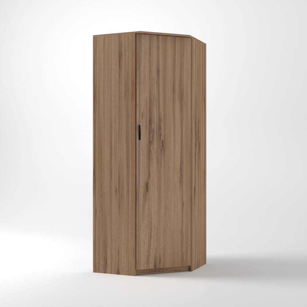 Шкаф угловой «Дуэт Люкс» без зеркала в цвете Дуб Вотан купить в Перми