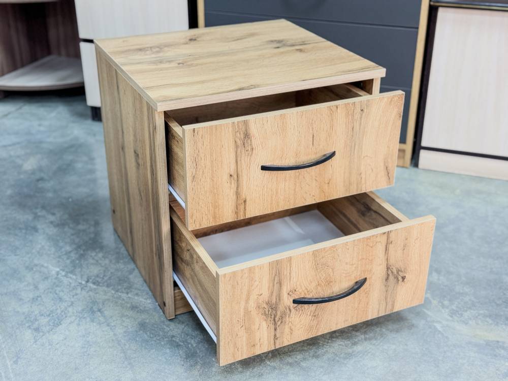 Тумба прикроватная «Дуэт Люкс» в цвете Вотан - Фабрика ЭКО