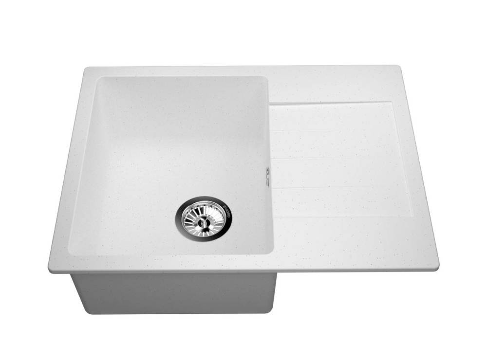 Мойка кухонная VIGRO 640х505 (белый)