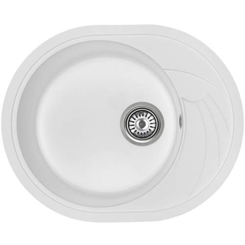 Мойка кухонная VIGRO 570х460 (белый)