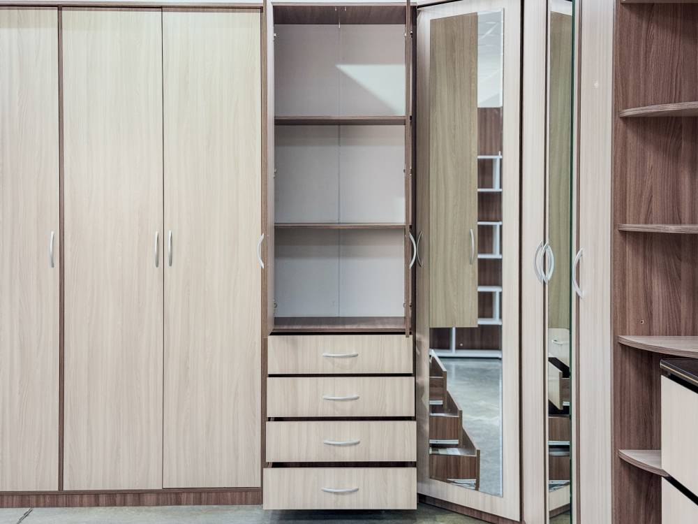 Шкаф универсальный «Дуэт Люкс» в цвете Шимо темный/светлый купить в Перми