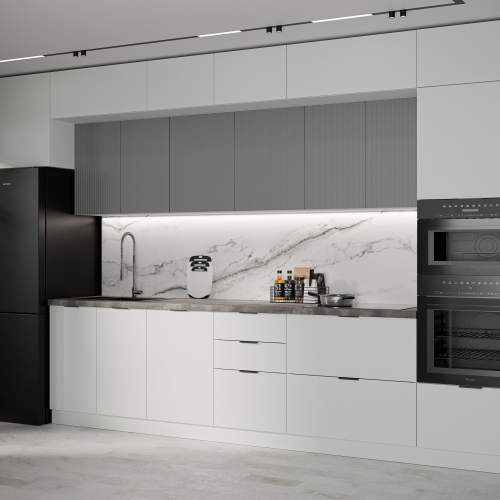 Кухня Минимализм Обсидиан - Фабрика ЭКО