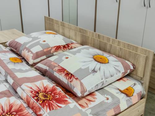 Кровать «Дуэт Люкс» 1600 в цвете Дуб Сонома - Фабрика ЭКО