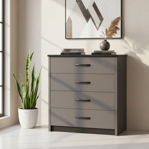 Комод 700 "Дуэт Люкс" в цвете Графит - Фабрика ЭКО