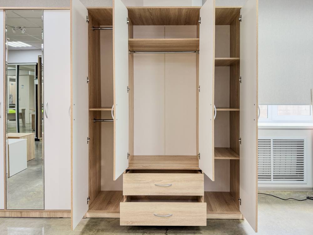 Шкаф 4-х створчатый Дуэт NEW - Фабрика ЭКО