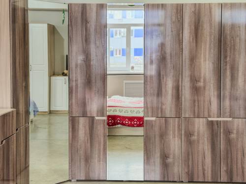 Спальный гарнитур "ТРИО" с древесной фактурой Спальный гарнитур "ТРИО" с древесной фактурой - Фабрика ЭКО