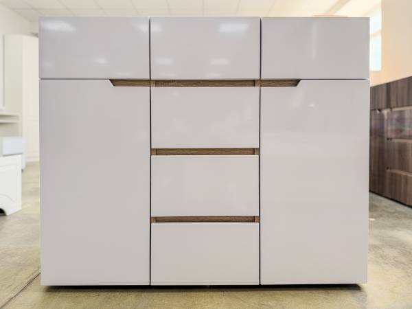 Белый комод 1200 "ТРИО" - Фабрика ЭКО