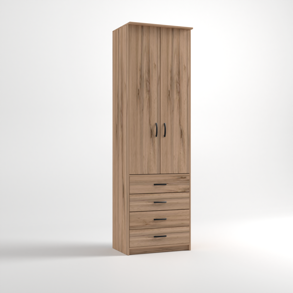 Шкаф универсальный «Дуэт Люкс» в цвете Дуб Вотан купить в Перми