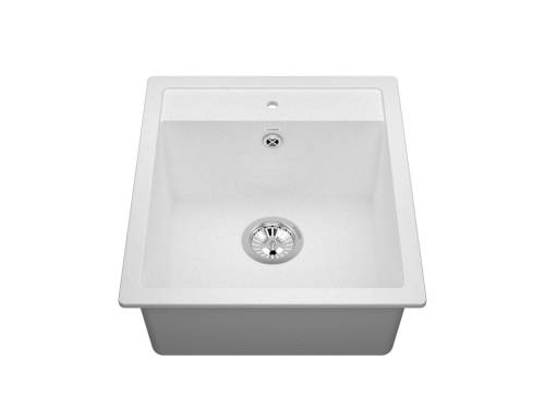 Мойка кухонная VIGRO 468х505 (белый)