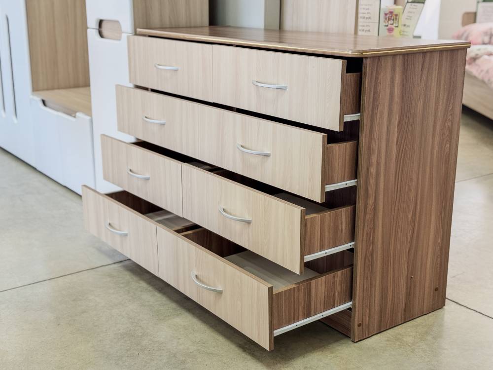 Комод 1200 «Дуэт Люкс» в цвете Шимо темный/светлый купить в Перми