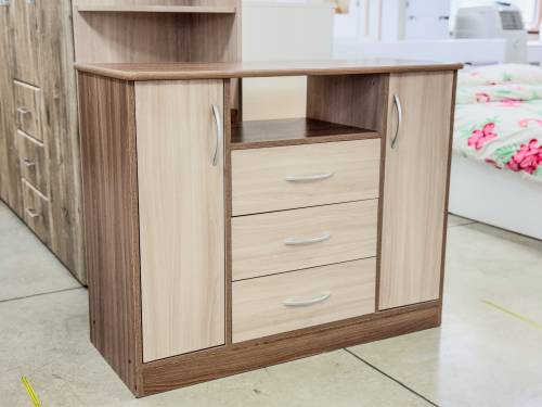 Комод универсальный «Дуэт Люкс» в цвете Шимо темный/светлый Комод универсальный «Дуэт Люкс» в цвете Шимо темный/светлый купить в Перми