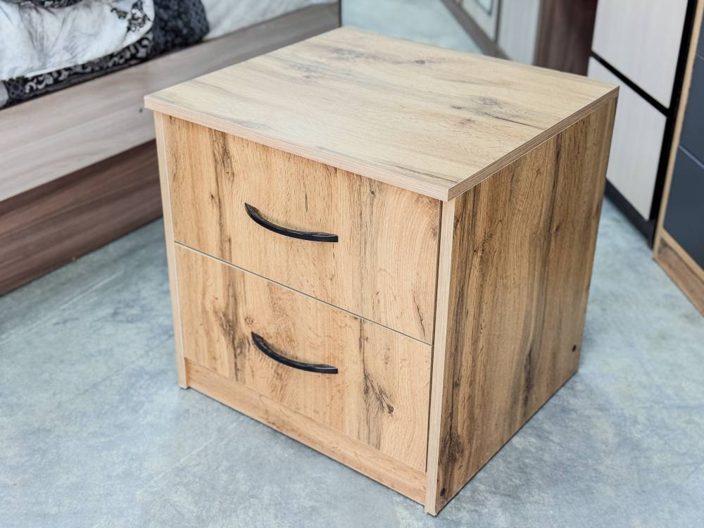 Тумба прикроватная «Дуэт Люкс» в цвете Вотан - Фабрика ЭКО