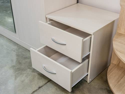 Тумба прикроватная «Дуэт Люкс» в цвете Бодега - Фабрика ЭКО