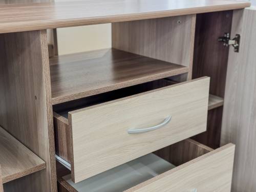 Комод универсальный «Дуэт Люкс» в цвете Шимо темный/светлый Комод универсальный «Дуэт Люкс» в цвете Шимо темный/светлый купить в Перми