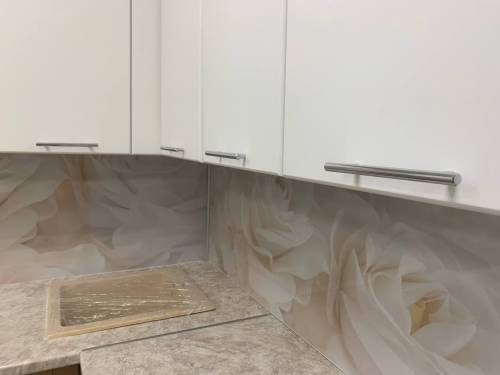 Кухонный гарнитур Брауни/Белый софт