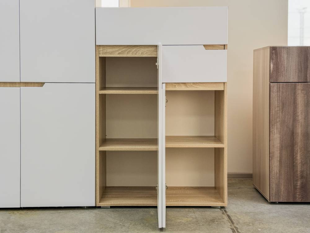 Белый комод 800 "ТРИО" - Фабрика ЭКО