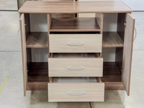 Комод универсальный «Дуэт Люкс» в цвете Шимо темный/светлый Комод универсальный «Дуэт Люкс» в цвете Шимо темный/светлый купить в Перми