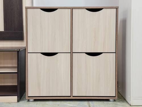 Обувница 900/4 в цвете Шимо темный/светлый Обувница 900/4 в цвете Шимо темный/светлый - Фабрика ЭКО