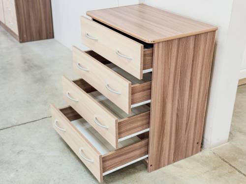 Комод 700 «Дуэт Люкс» с 4-ящиками в цвете Шимо темный/светлый Комод 700 «Дуэт Люкс» с 4-ящиками в цвете Шимо темный/светлый купить в Перми