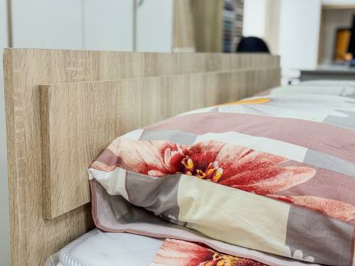 Кровать «Дуэт Люкс» 1600 в цвете Дуб Сонома - Фабрика ЭКО