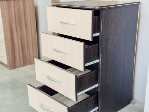 Комод 480 «Дуэт Люкс» с 4-ящиками в цвете Венге/Млечный дуб Комод 480 «Дуэт Люкс» с 4-ящиками в цвете Венге/Млечный дуб купить в Перми