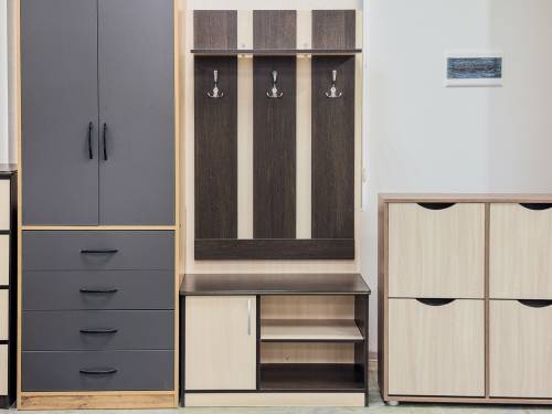 Прихожая «Дуэт Люкс» в цвете Венге/Млечный Дуб Прихожая «Дуэт Люкс» в цвете Венге/Млечный Дуб - Фабрика ЭКО