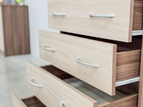 Комод 700 «Дуэт Люкс» с 4-ящиками в цвете Шимо темный/светлый Комод 700 «Дуэт Люкс» с 4-ящиками в цвете Шимо темный/светлый купить в Перми