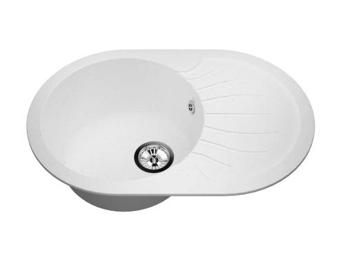 Мойка кухонная VIGRO 735х455 (белый)