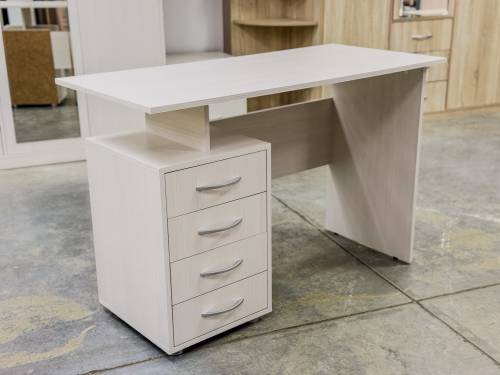 Стол письменный с 4 ящиками в цвете бодега Стол письменный с 4 ящиками в цвете бодега - Фабрика ЭКО