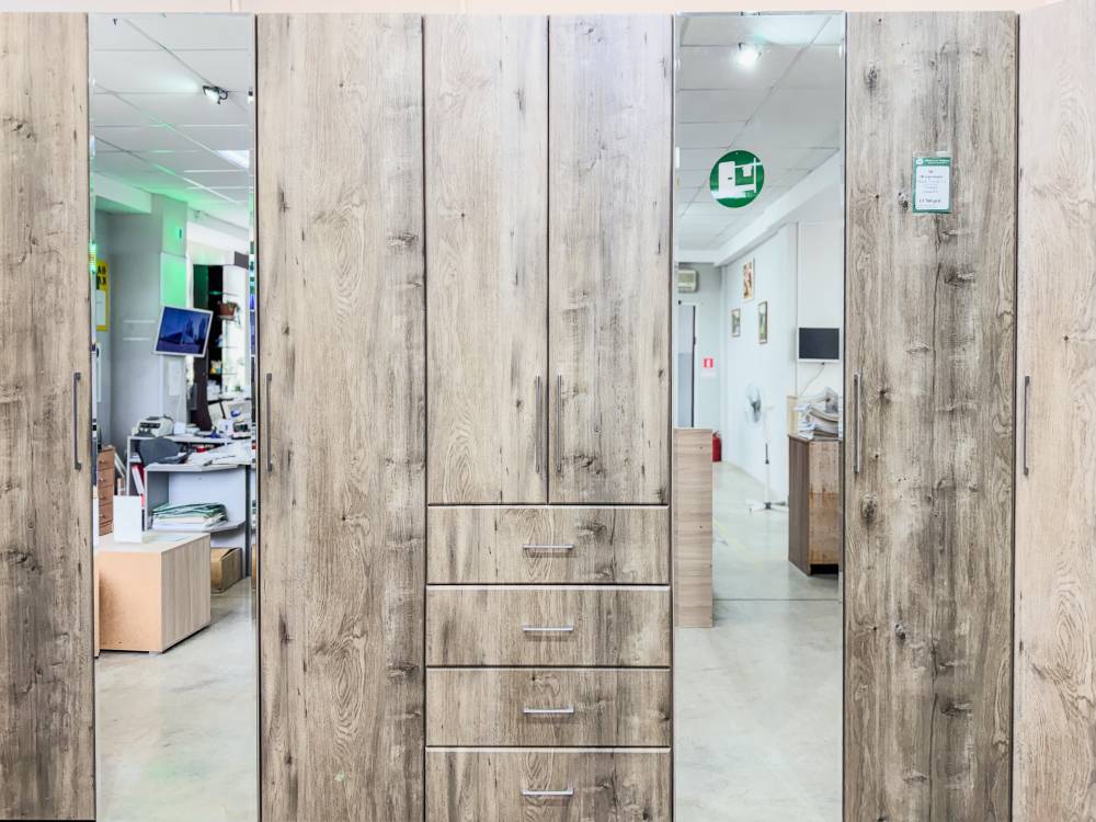 Спальный гарнитур «Флоренция» в цвете Софора конзатти/светлый ясень шимо - Фабрика ЭКО