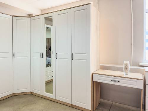 Спальный гарнитур «Оливья» в цвете Дуб сонома/белое дерево - Фабрика ЭКО