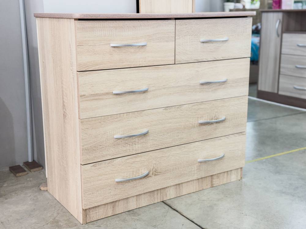 Комод 900 «Дуэт Люкс» с 5-ящиками в цвете Дуб Сонома купить в Перми