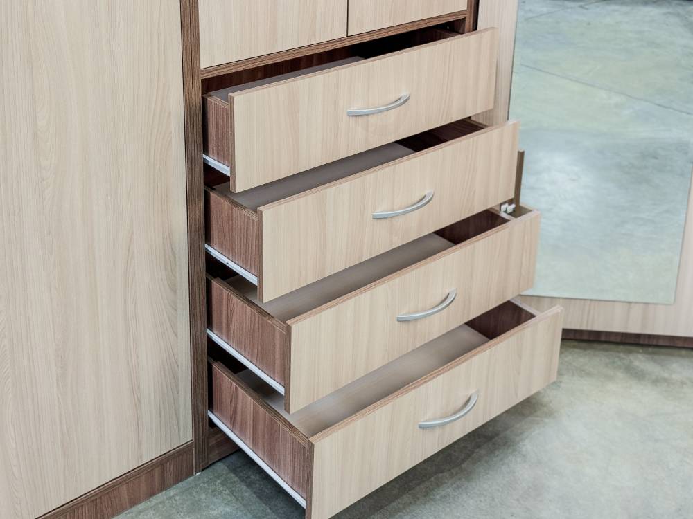 Шкаф универсальный «Дуэт Люкс» в цвете Шимо темный/светлый купить в Перми