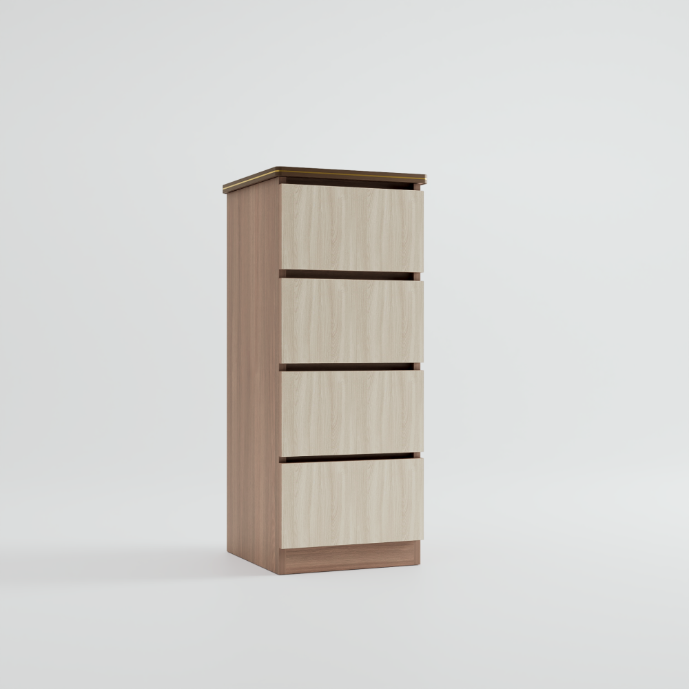 Комод 424 «Дуэт НЬЮ» в цвете Темный ясень шимо купить в Перми