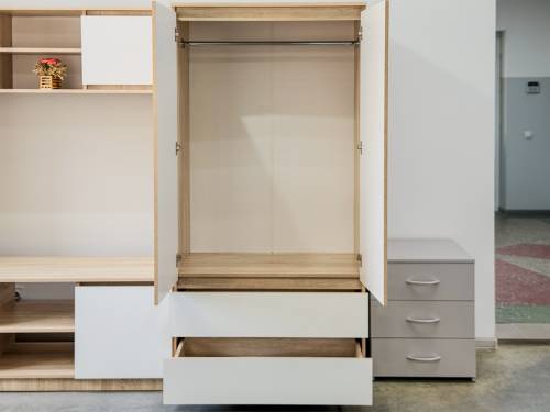 Шкаф 2-х створчатый с ящиками Дуэт NEW Шкаф 2-х створчатый с ящиками Дуэт NEW купить в Перми