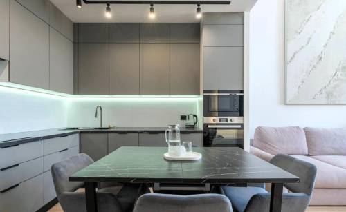 Кухонный гарнитур Модерн Обсидиан - Фабрика ЭКО