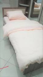 Кровать «Дуэт Люкс» в цвете Шимо темный/светлый 900