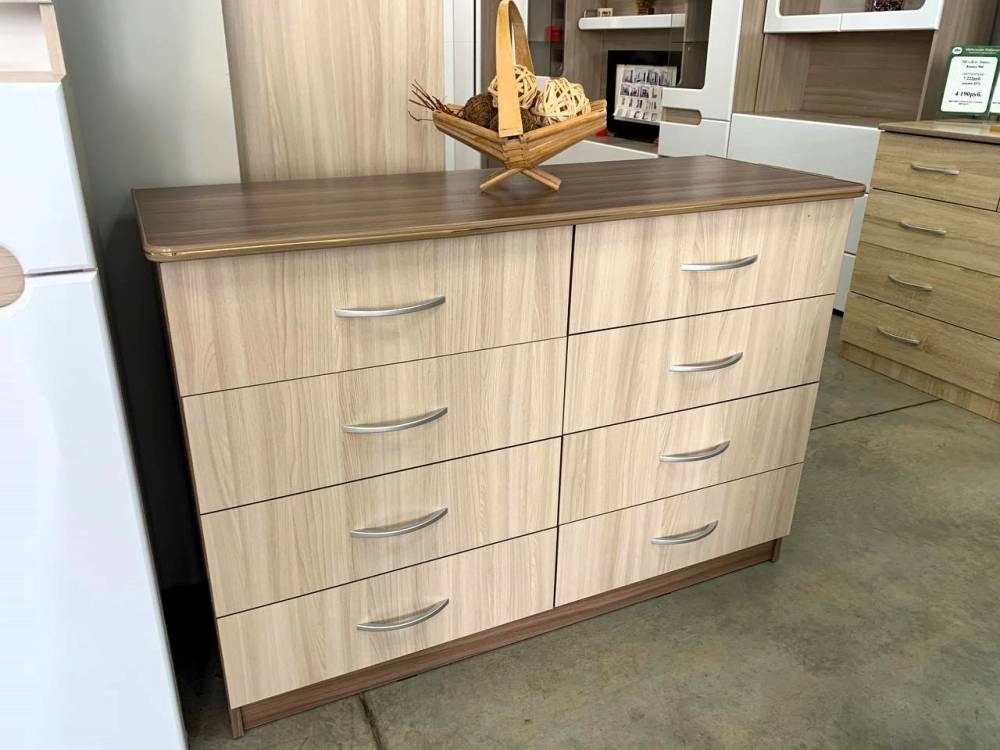 Комод 1200 «Дуэт Люкс» в цвете Шимо темный/светлый купить в Перми