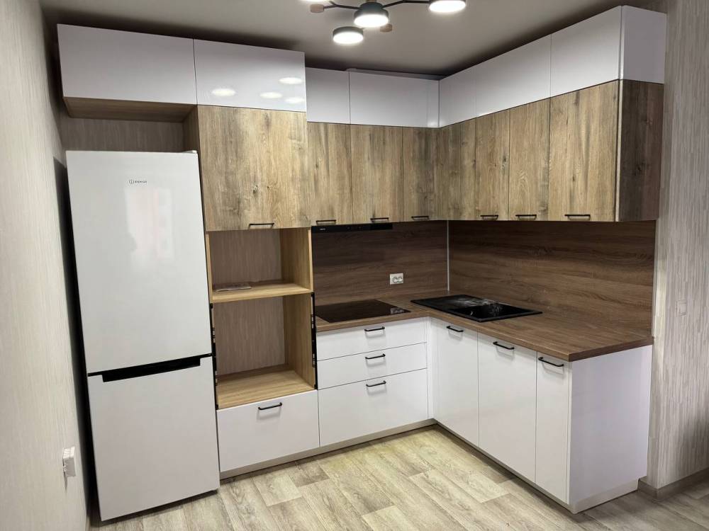 Кухня Модерн Белый глянец Софора Давиди - Фабрика ЭКО