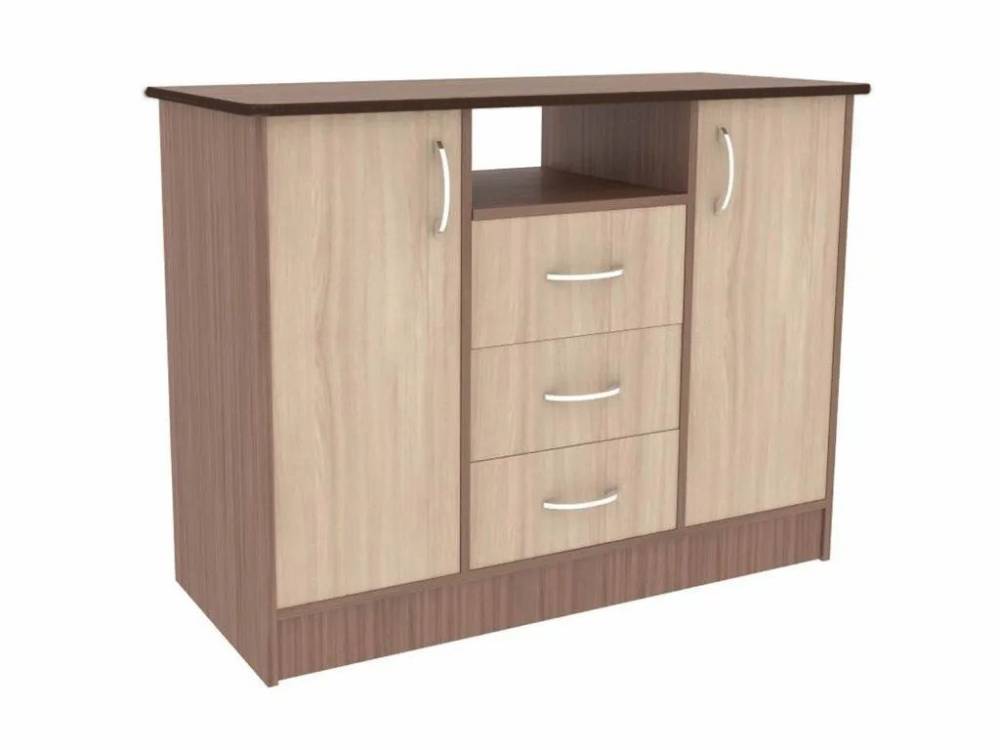 Комод универсальный «Дуэт Люкс» в цвете Шимо темный/светлый купить в Перми