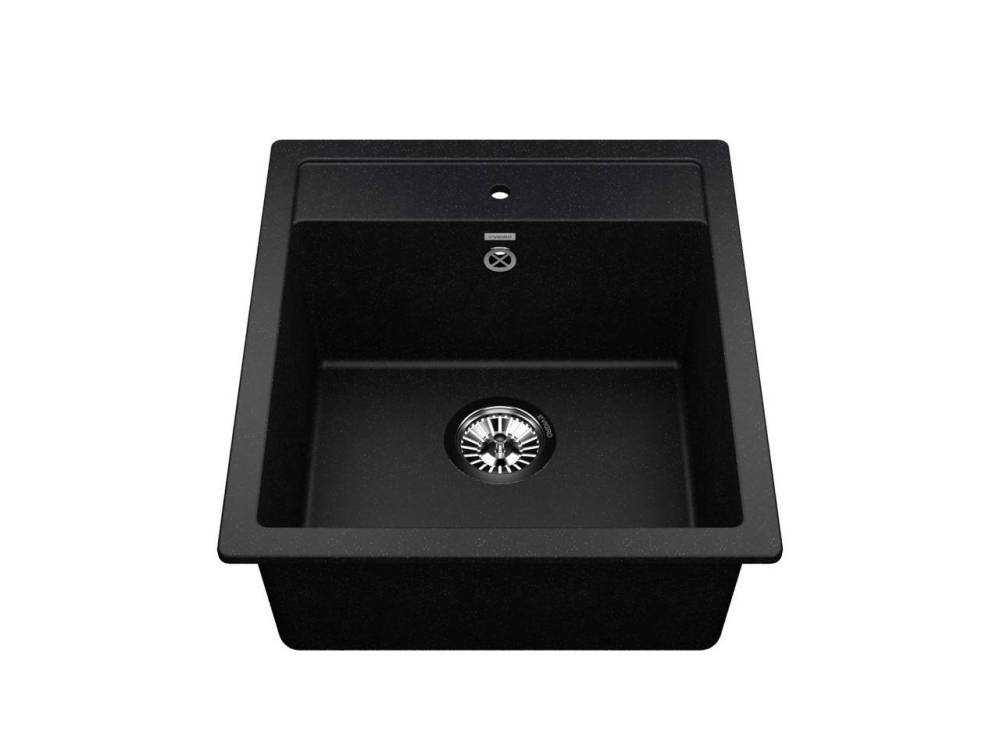 Мойка кухонная VIGRO 468х505 (черный)