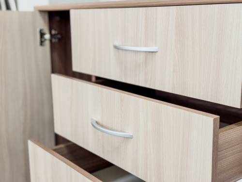 Комод «Фиеста» в цвете Шимо темный/светлый Комод «Фиеста» в цвете Шимо темный/светлый купить в Перми