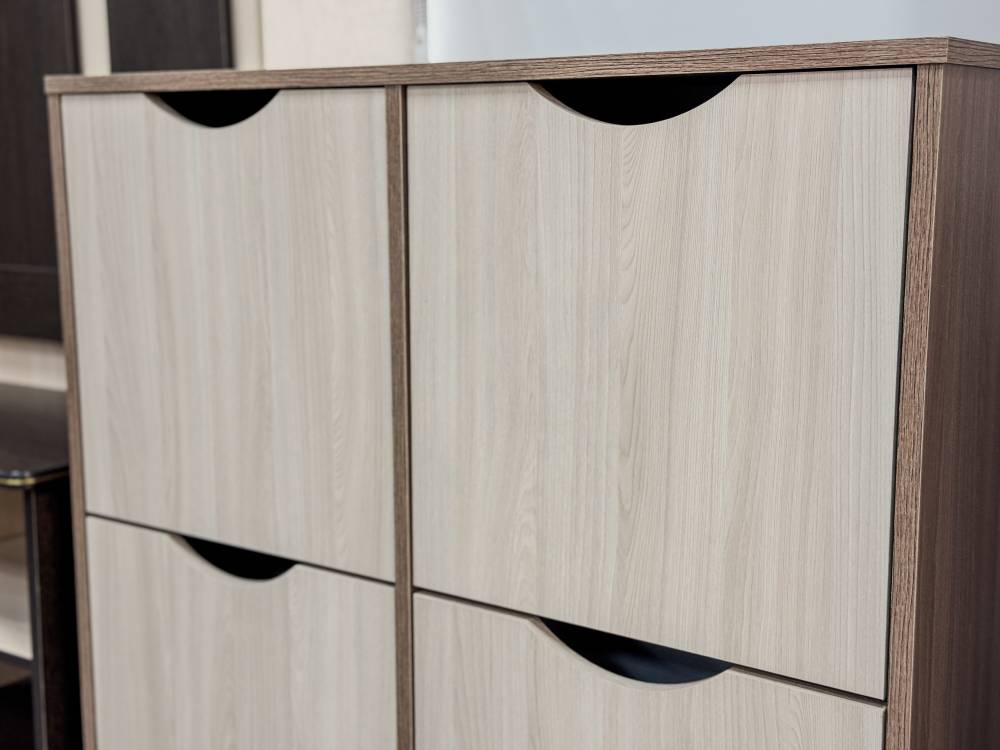 Обувница 900/4 в цвете Шимо темный/светлый - Фабрика ЭКО